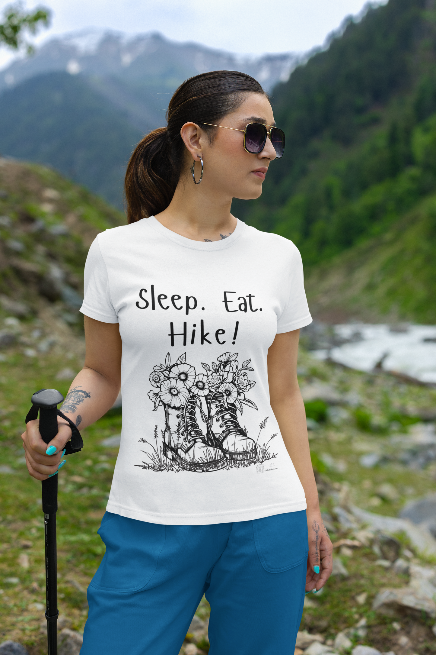 Sleep Eat Hike Women's Hiker Tee