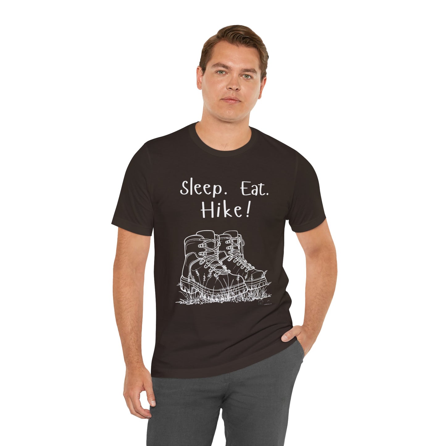 Sleep, Eat, Hike! Unisex Jersey Short sleeve tee
