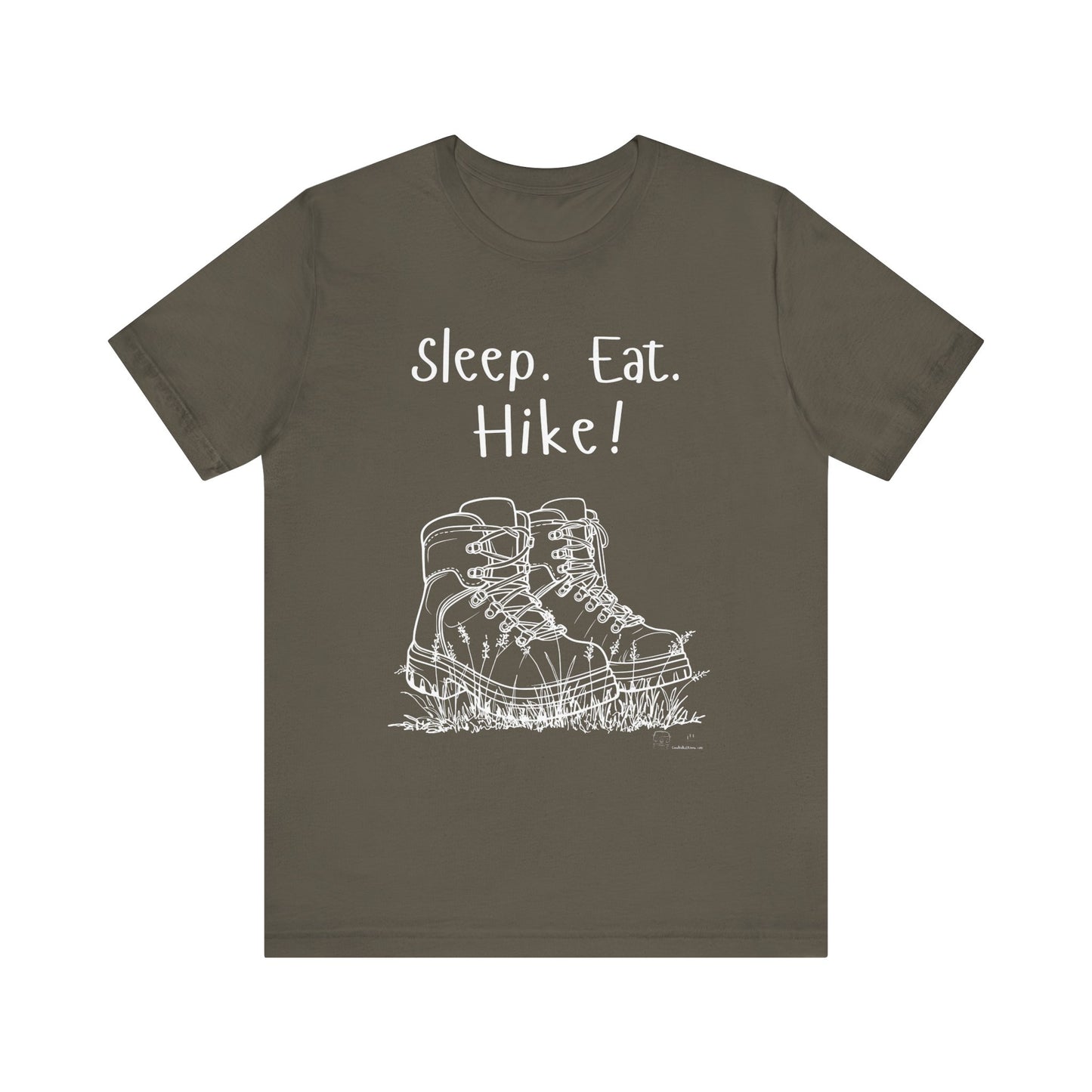 Sleep, Eat, Hike! Unisex Jersey Short sleeve tee