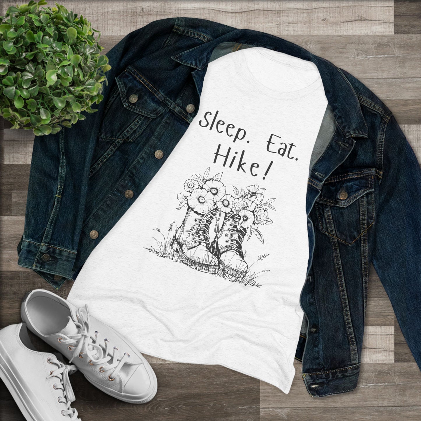 Sleep Eat Hike Triblend T-Shirt