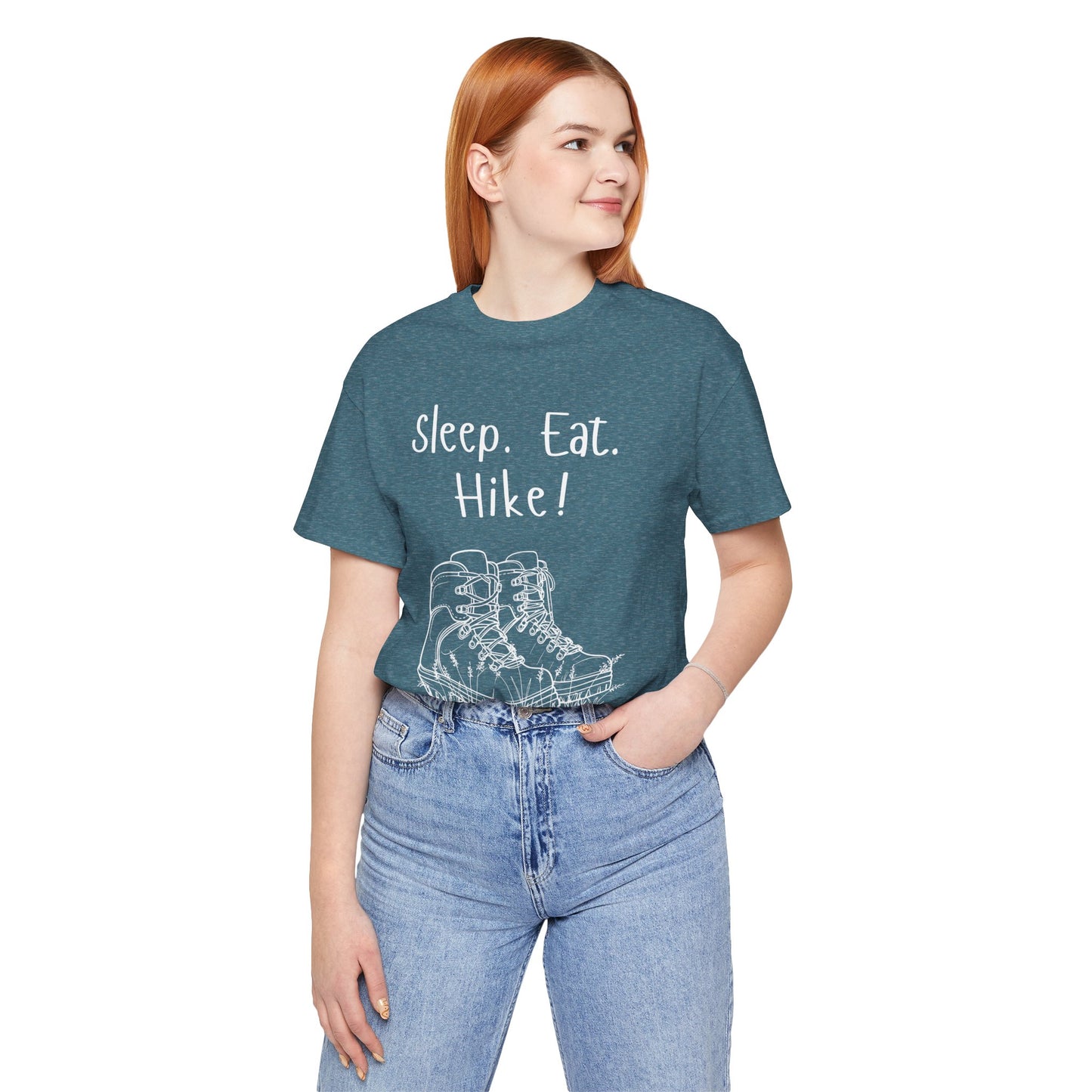 Sleep, Eat, Hike! Unisex Jersey Short sleeve tee